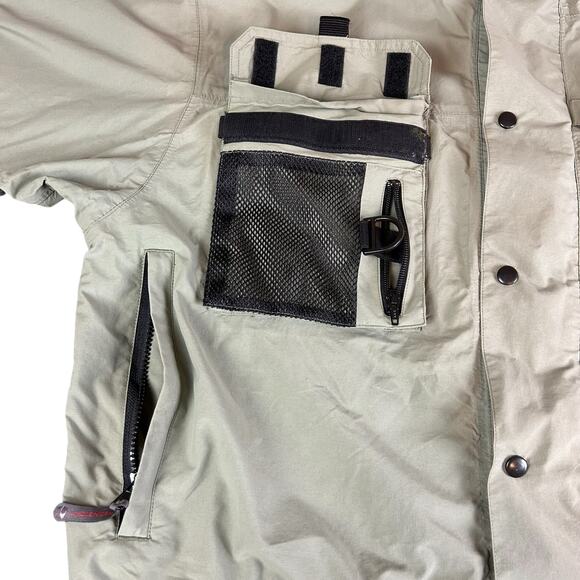 Redington Red Storm Jacket Men Size XL Green Waterproof Outdoor Hooded Rain Coat - Picture 5 of 13